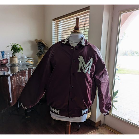 Vintage Hartwell Jackets with letter M on front Jacket   Unisex  SZ L - Picture 11 of 12